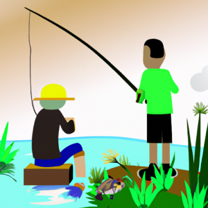 Fishing campground