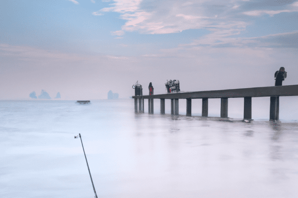 fishing on the skyway pier