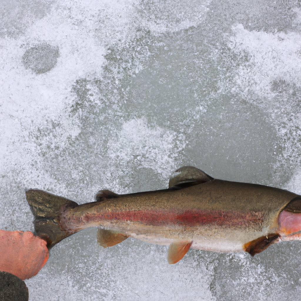 trout fishing in winter