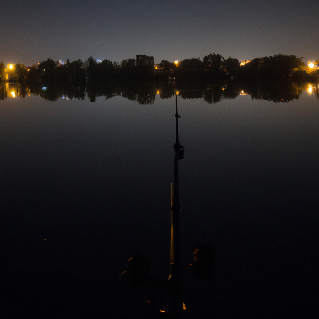 fishing at night