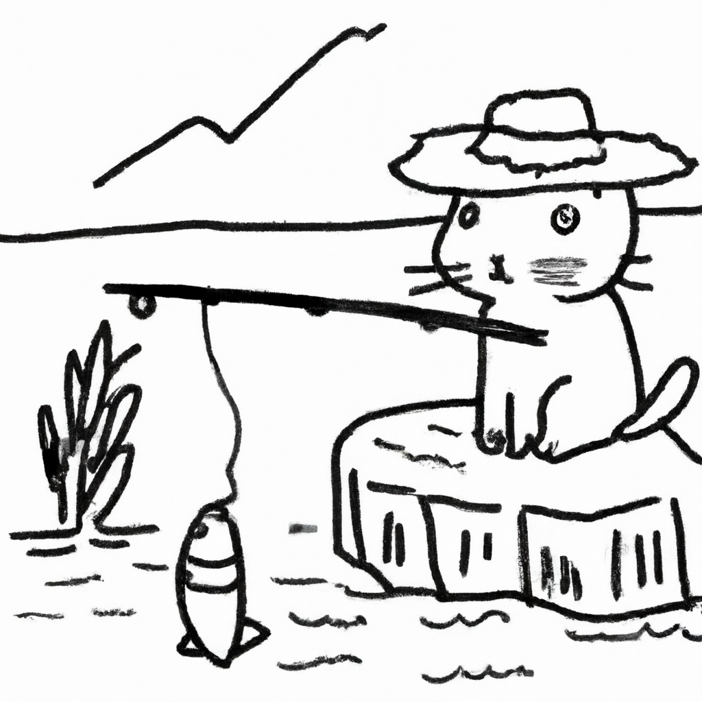 cat goes fishing