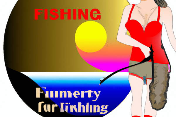 fishing lady
