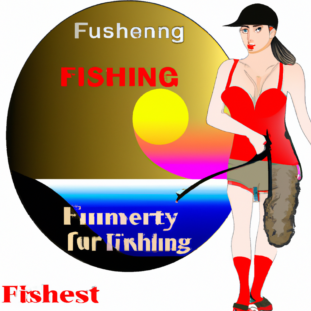 fishing lady